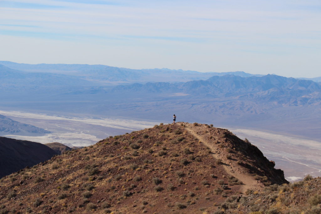 Seule au monde à Death Valley