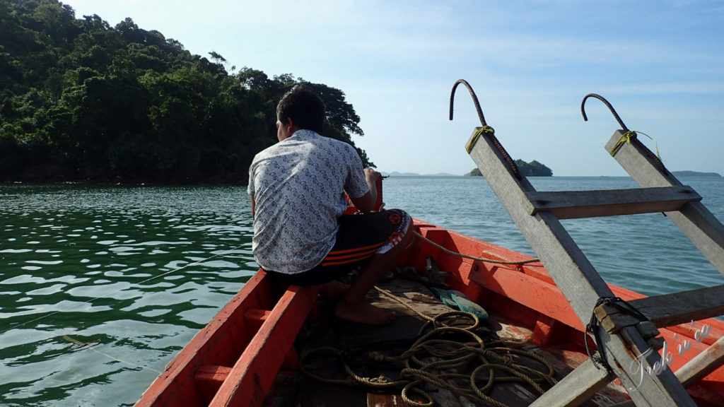 Bateau et batelier Koh Tonsay