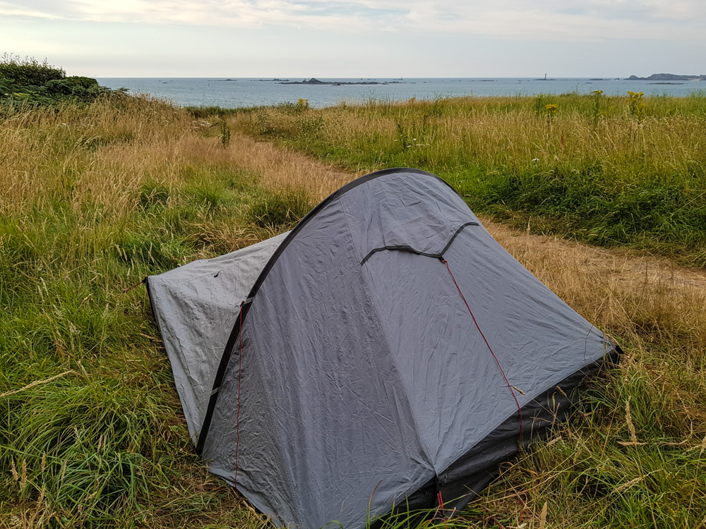 Bivouac face à la mer