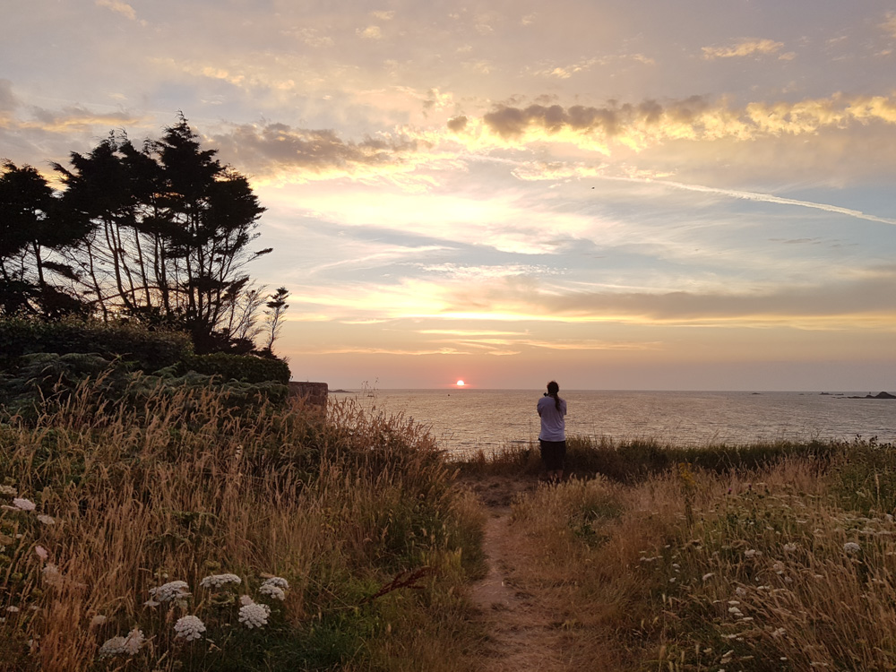 Coucher de soleil à Dinard