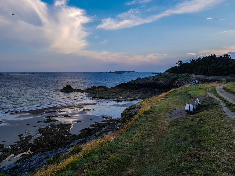 Tombée de la nuit à Dinard